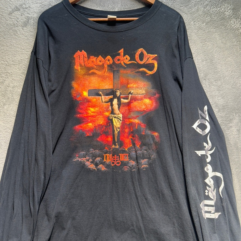 Mago de Oz Apocalipsis Tour 2020 Long Sleeve Shirt XL Black Ira Dei Folk Metal
